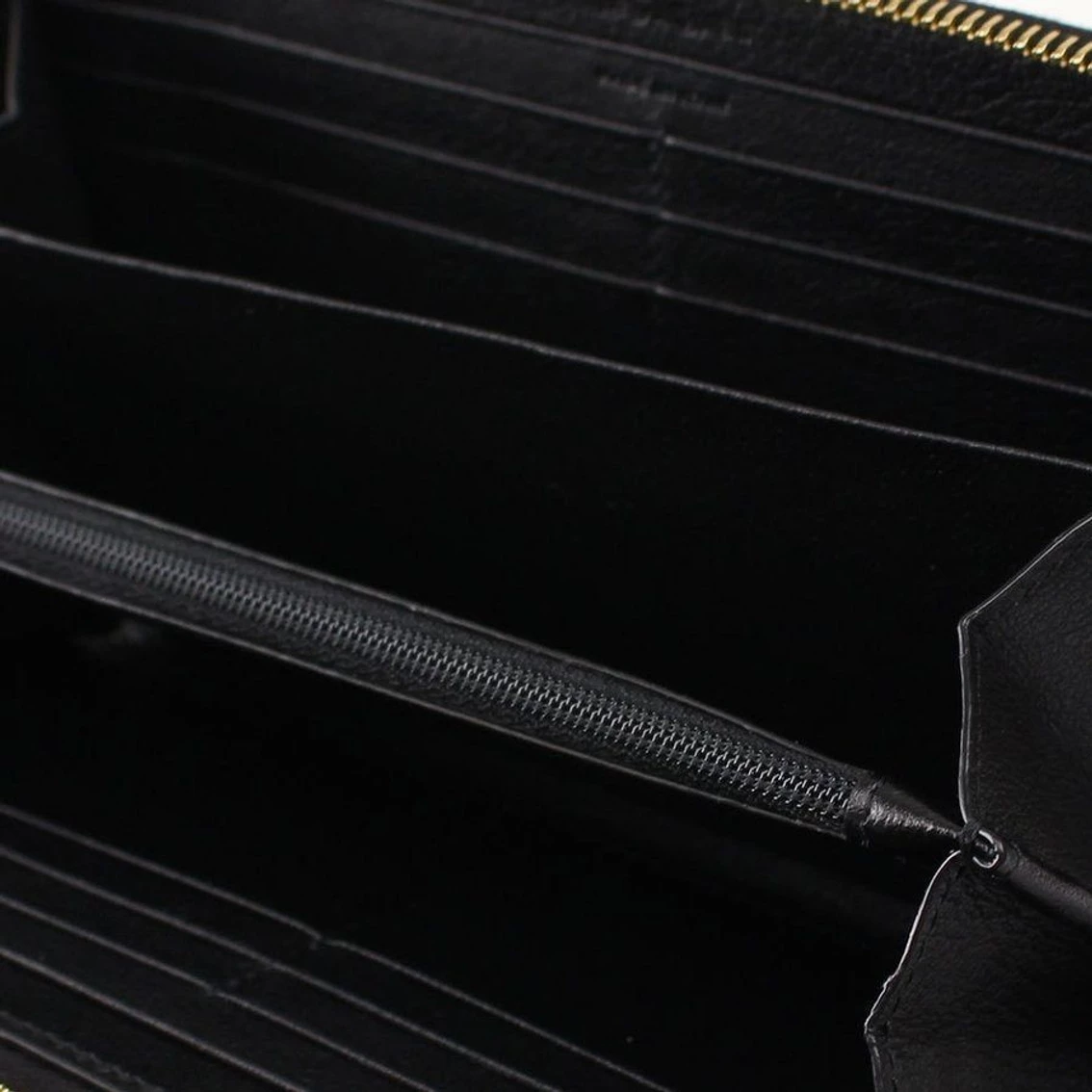 Flash Sale π Saint Laurent Black Belle De Jour Leather Zip Around Wallet 568995 π€© - Image 5