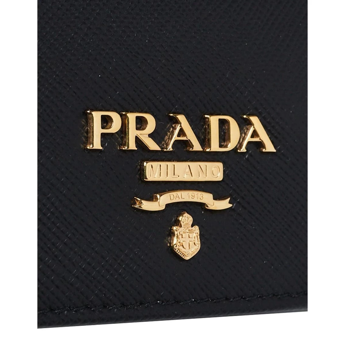 Cheap π Prada Black Saffiano Leather Credit Card Case Wallet 1MC122 β - Image 2