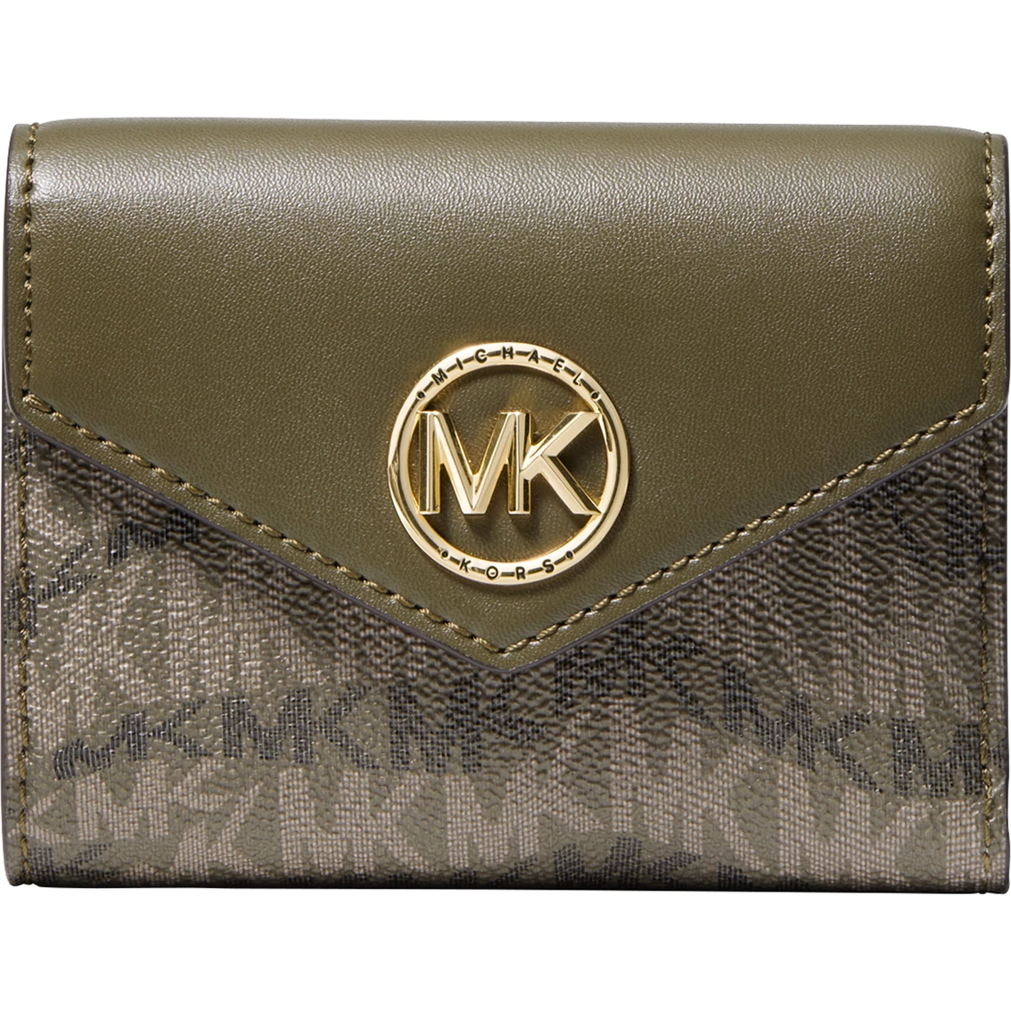 Cheap ๐ Michael Kors Greenwich Medium Envelope Trifold Wallet ๐