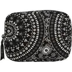 Wholesale 👍 Vera Bradley Black Bandana Medallion Cord Organizer In Recycled Cotton 🔔