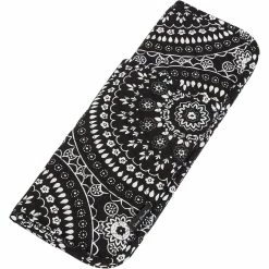 Top 10 🎉 Vera Bradley Black Bandana Medallion Curling & Flat Iron Cover In Recycled Cotton ⭐