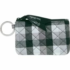 Deals ๐ Vera Bradley Kingbird Plaid Zip ID Case In Recycled Cotton ๐