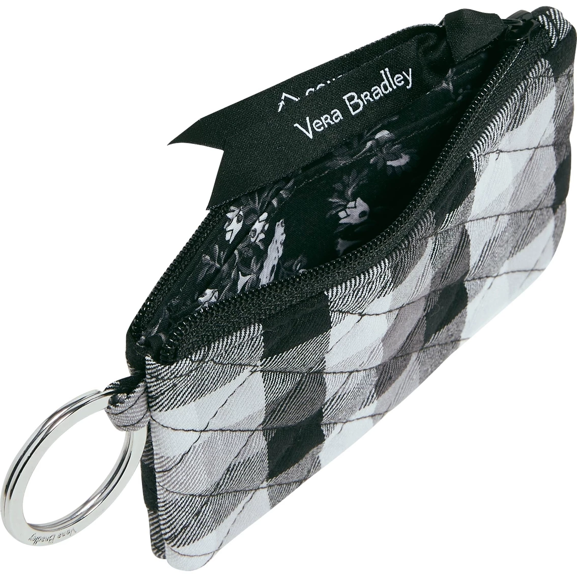Deals 🎁 Vera Bradley Kingbird Plaid Zip ID Case In Recycled Cotton 👏 - Image 3