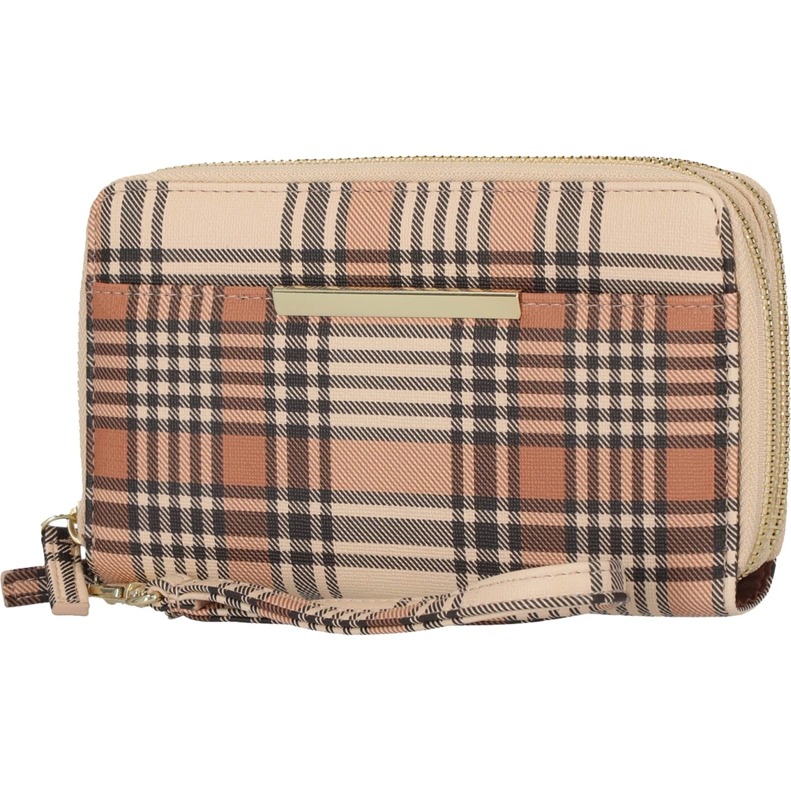 Brand new ๐ Mundi Sierra Clutch With Mini Bar In Heritage Plaid ๐
