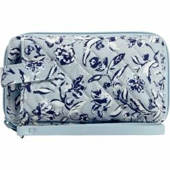 Hot Sale 😀 Vera Bradley Perennials Gray RFID Smartphone Wristlet ❤️
