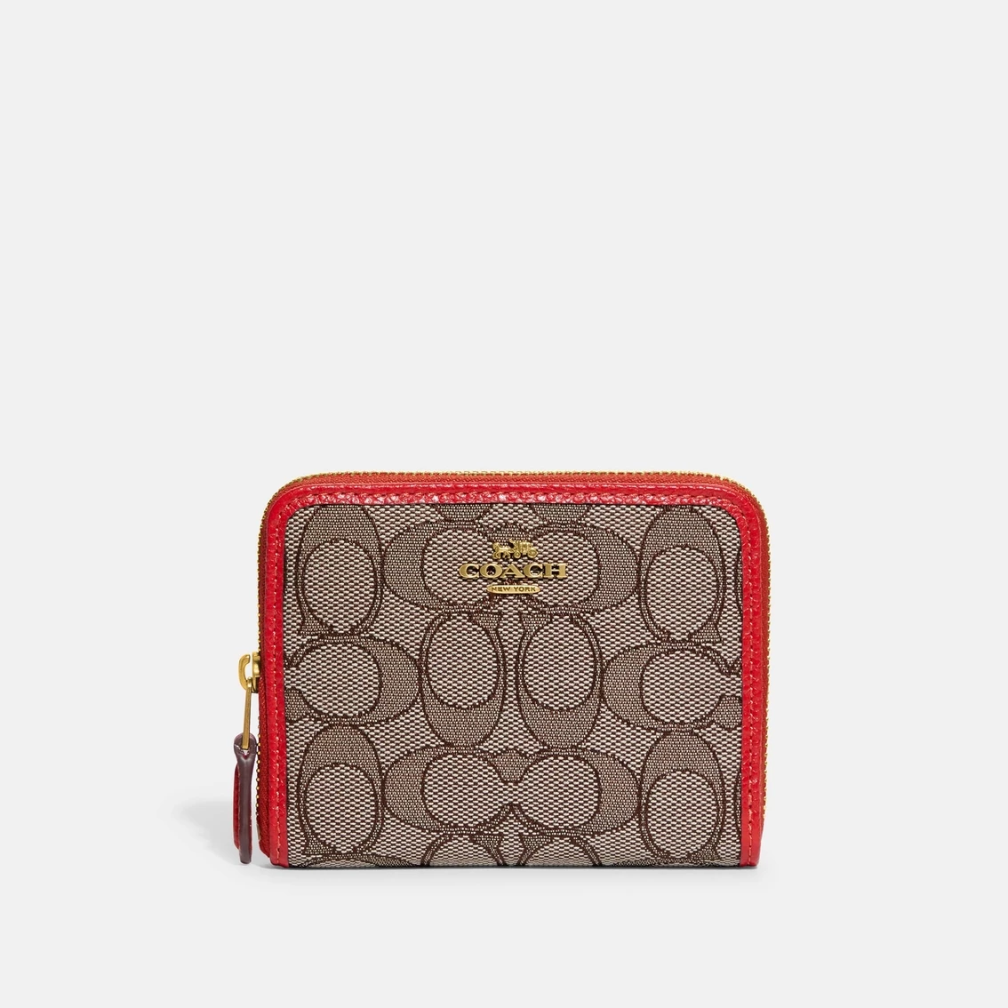 Promo โค๏ธ COACH ๐ฉ Women's Box Program Signature Jacquard Small Zip Around Case ๐ - Image 2