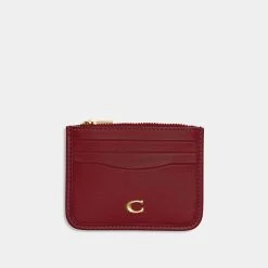 Best reviews of 🔥 Coach Refined Calf Leather Zip Card Case 🥰
