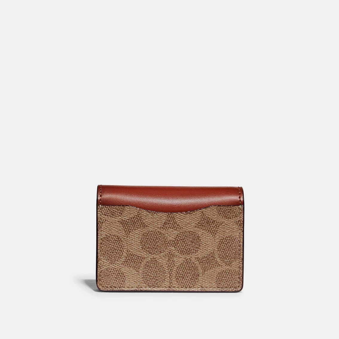 Promo 😍 COACH Colorblock 🧥 Coated Canvas Signature Half Flap Card Case 🔥 - Image 2