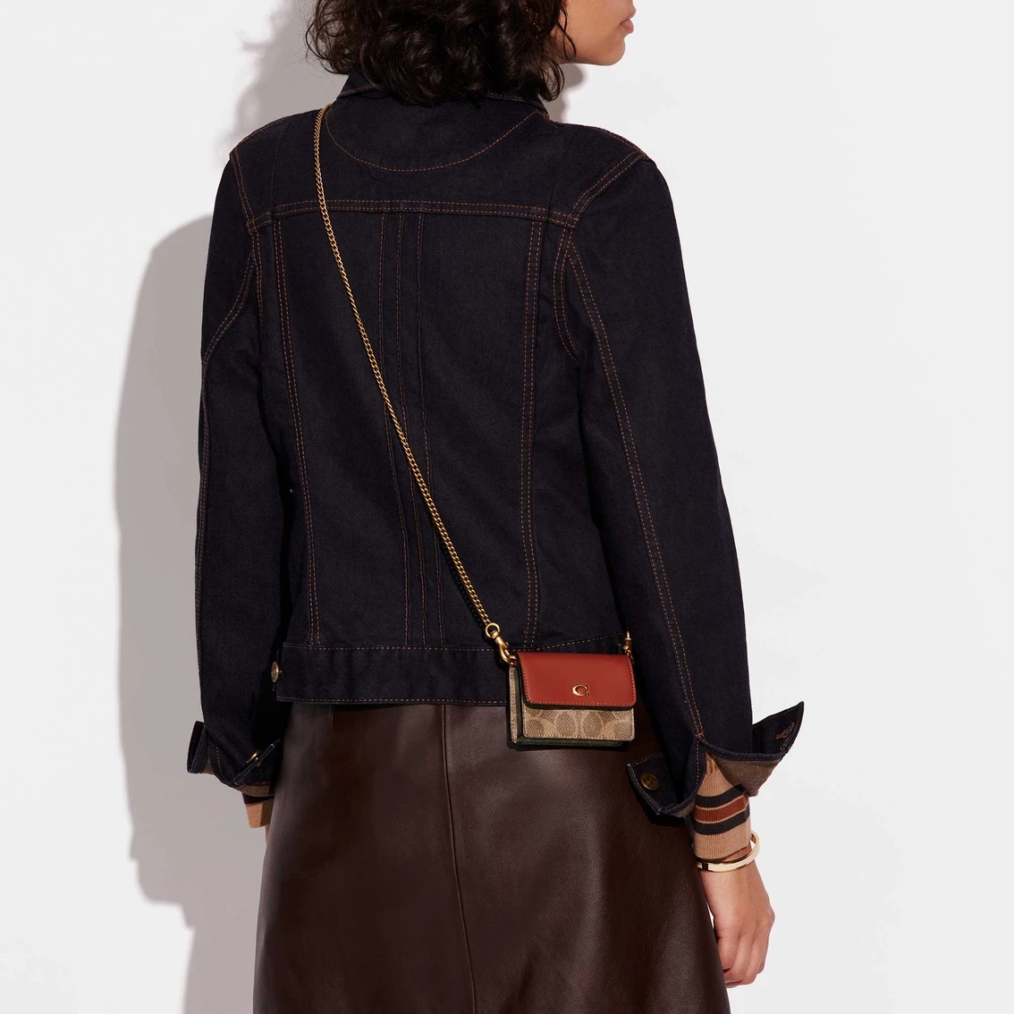 Promo 😍 COACH Colorblock 🧥 Coated Canvas Signature Half Flap Card Case 🔥 - Image 4