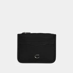 Wholesale โ๏ธ Coach Refined Calf Leather Zip Card Case ๐