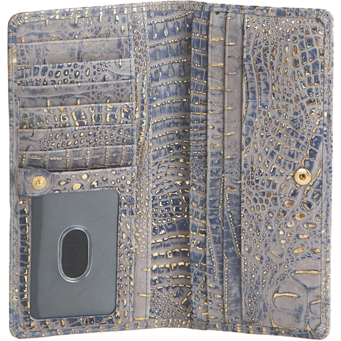 Promo ๐ Brahmin Bluestone Ombre Mini Melbourne Ady Wallet ๐ - Image 4