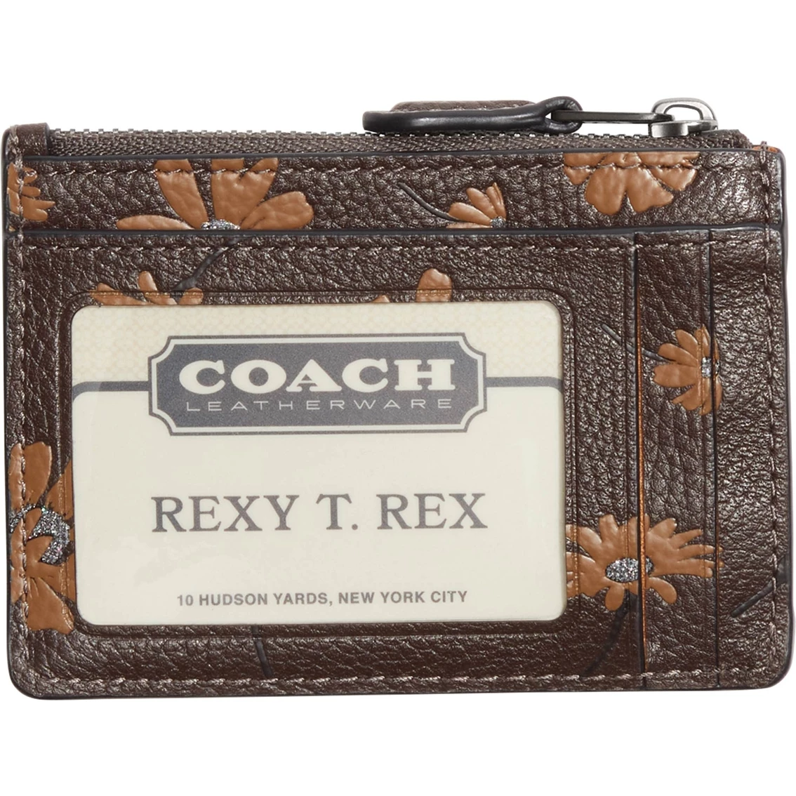 Cheapest ๐ COACH Floral Printed Leather Mini ID Skinny โญ - Image 2