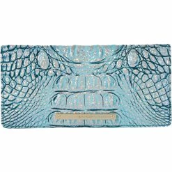 Wholesale โ๏ธ Brahmin Arctic Blue Melbourne Ady Wallet ๐