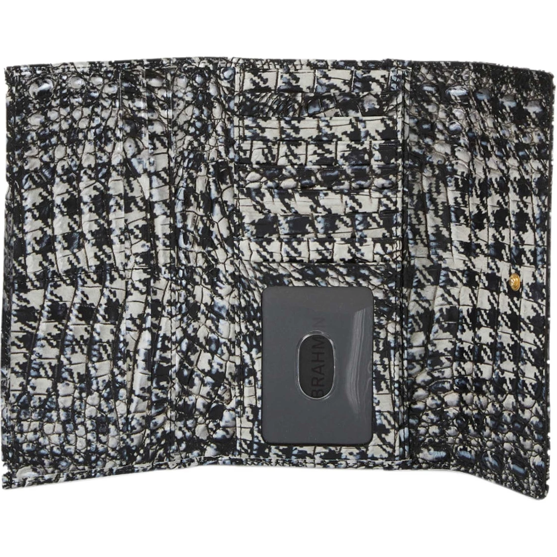Cheapest ๐งจ Brahmin Houndstooth Ombre Melbourne Cordelia Wallet โ - Image 4