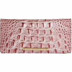 Cheap β€οΈ Brahmin Pink Icing Melbourne Ady Wallet π