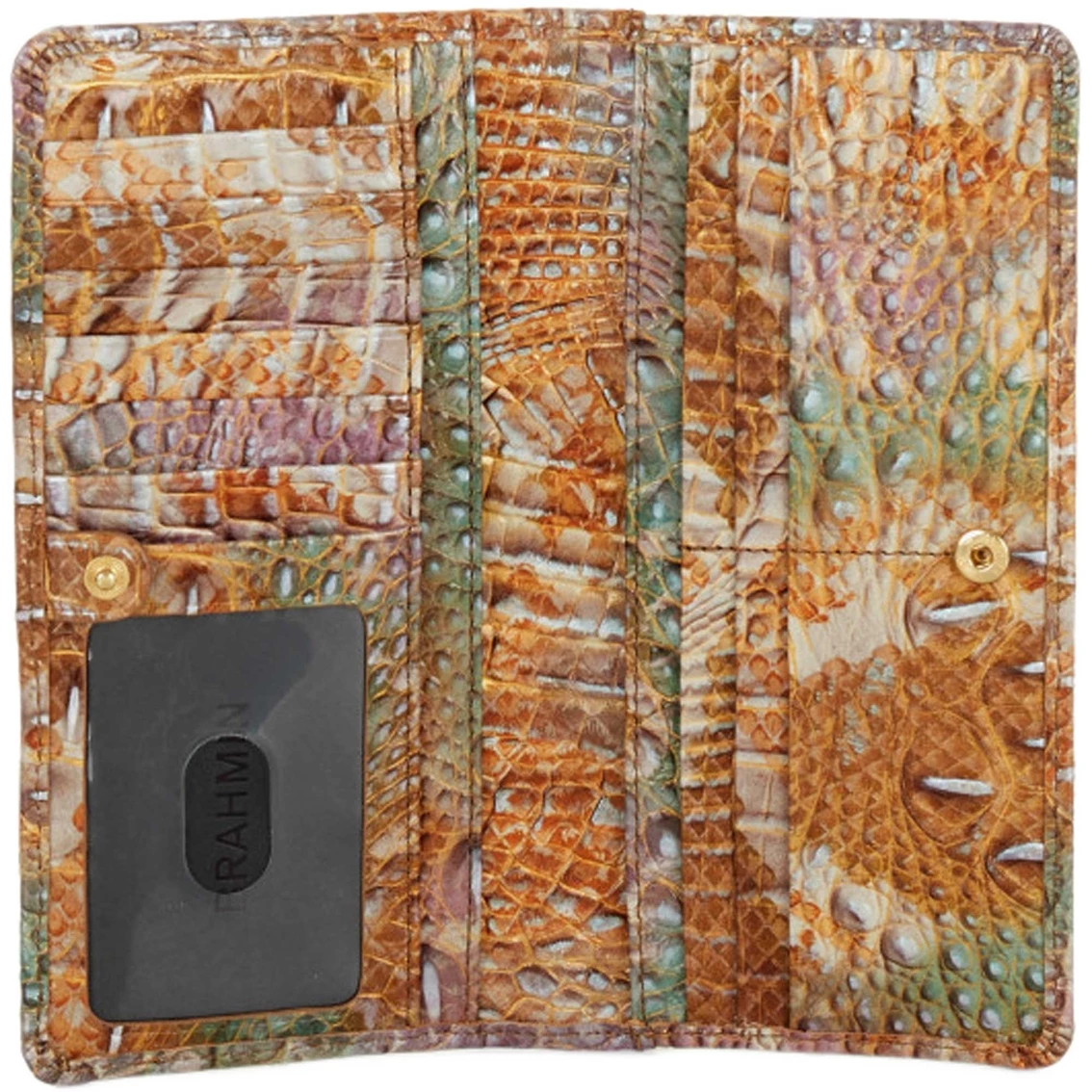 Best Sale โ๏ธ Brahmin Truffle Python Ombre Melbourne Adelle Wallet ๐ - Image 4