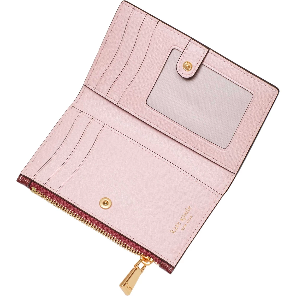 Wholesale ๐ฅฐ Kate Spade New York Morgan Colorblock Saffiano Leather Small Slim Bifold Wallet โญ - Image 2