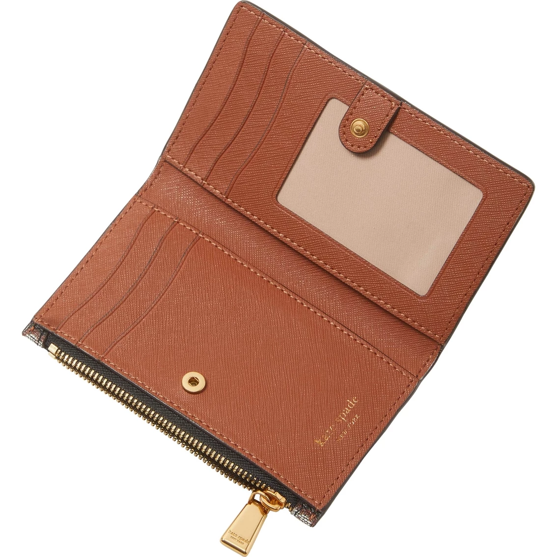 Cheapest ๐ Kate Spade New York Spade Flower Monogram ๐งฅ Coated Canvas Small Slim Bifold Wallet โ - Image 2