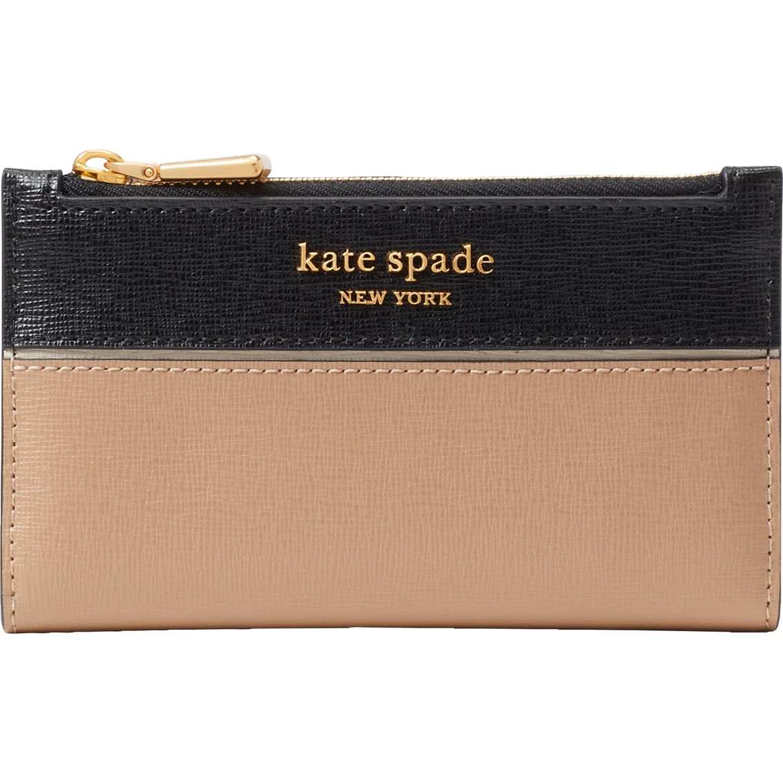 Outlet โญ Kate Spade New York Morgan Colorblock Saffiano Leather Small Slim Bifold Wallet ๐