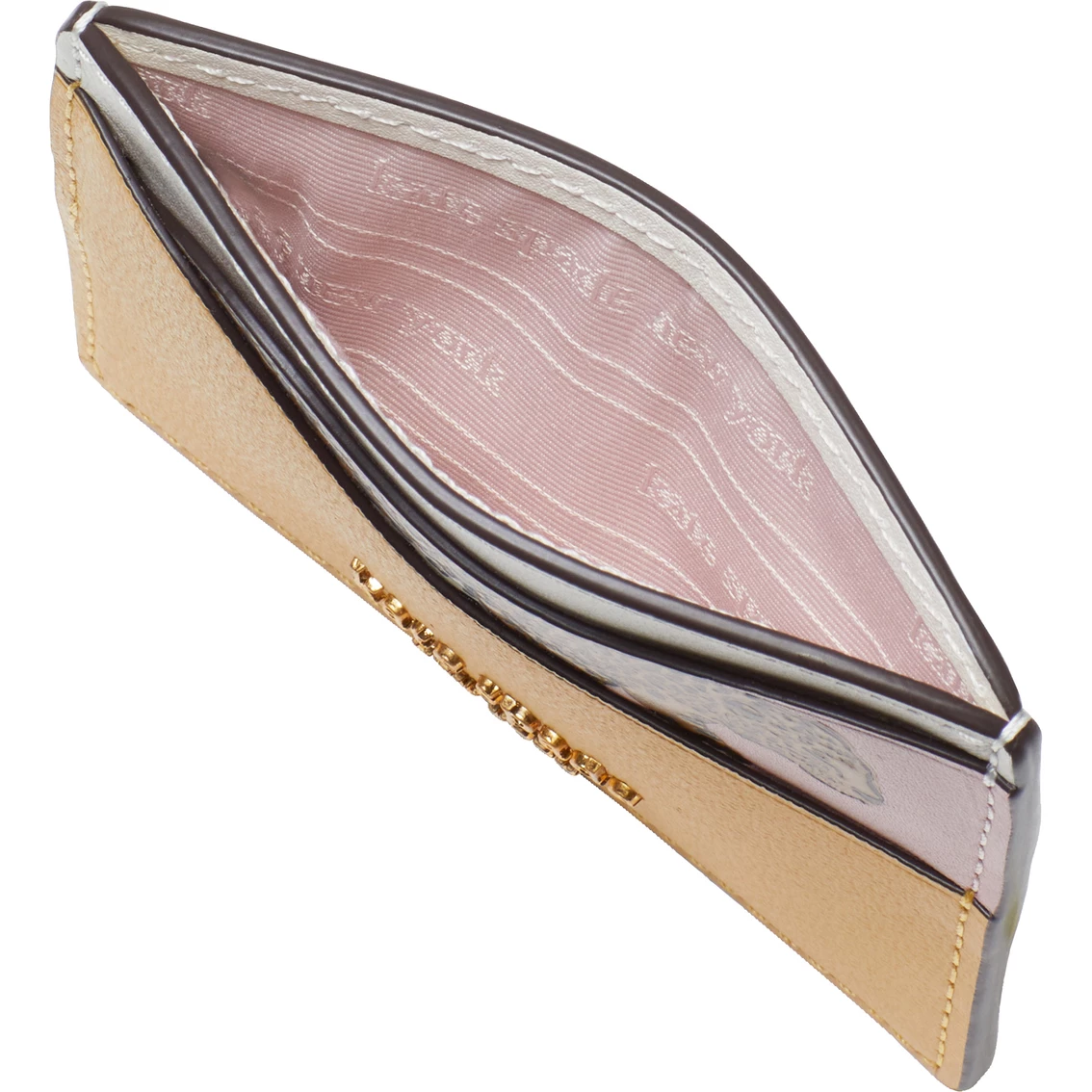 Outlet 😀 Kate Spade New York Lucy Leopard Applique Saffiano Leather Cardholder 🎉 - Image 3