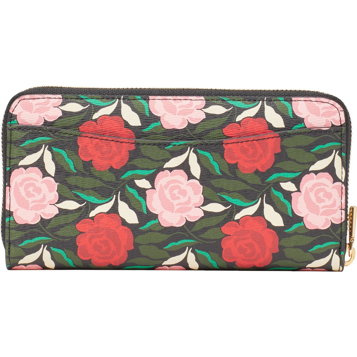 Brand new ๐ Kate Spade New York Morgan Rose Garden Printed PVC Zip Around Continental Wallet ๐ฏ - Image 2