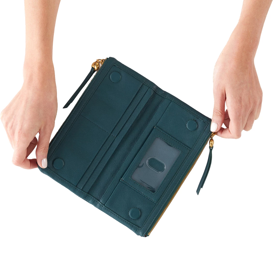 Brand new ๐ Hobo Keen Large Zip Top Wallet โ - Image 3