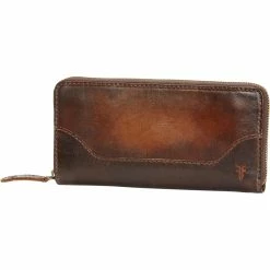 Buy โญ Frye Melissa Leather Zip Wallet ๐