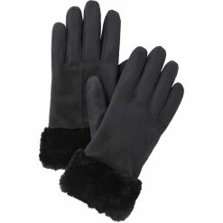 Best reviews of 🎁 Isotoner Totes SmartDRI Microsuede Gloves With Faux Fur Cuffs 👍