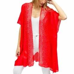 Cheapest 🎉 Just Jamie Solid Kimono With Embellished Border ✨