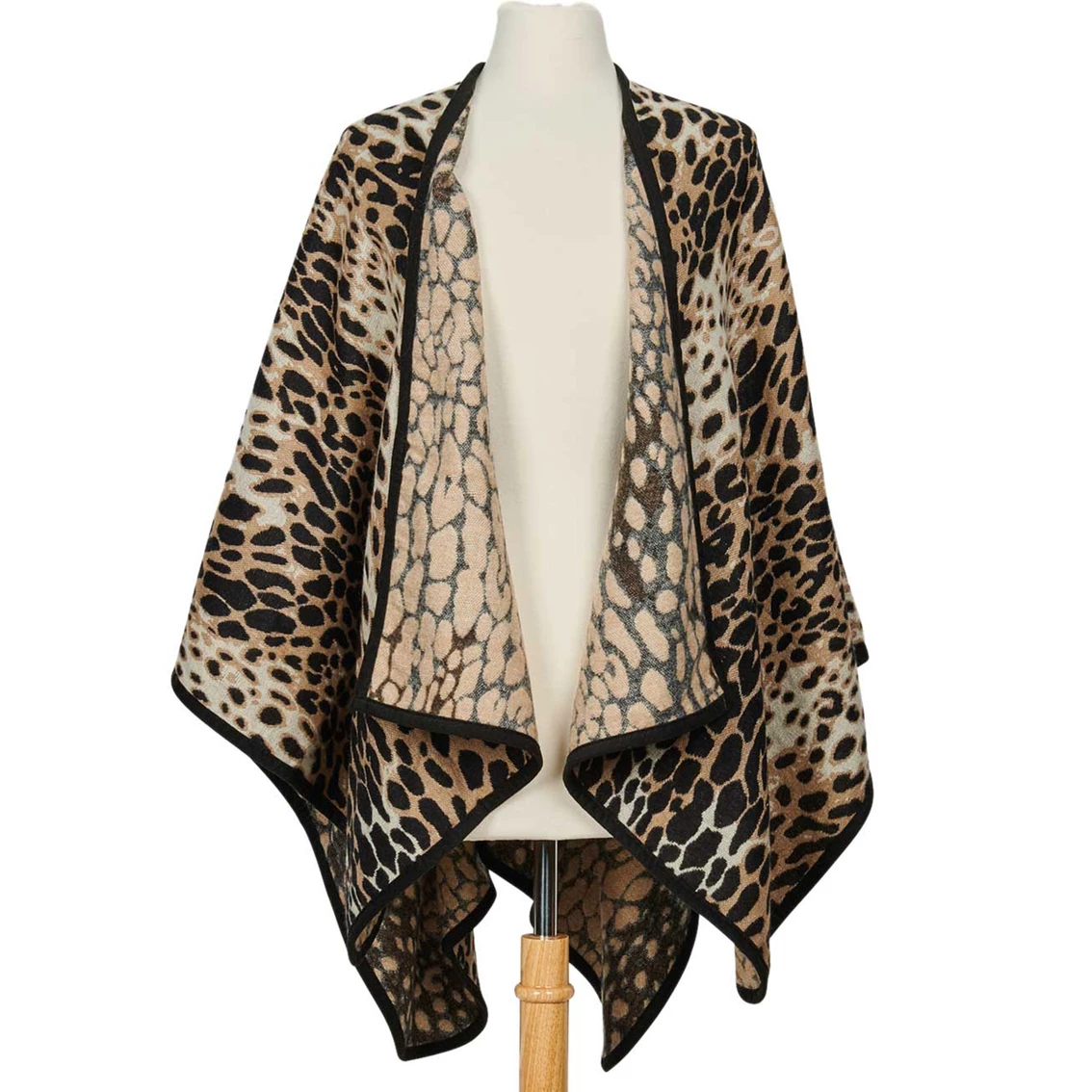 Brand new ๐ Bay Sky San Diego Hat Company Leopard Poncho ๐