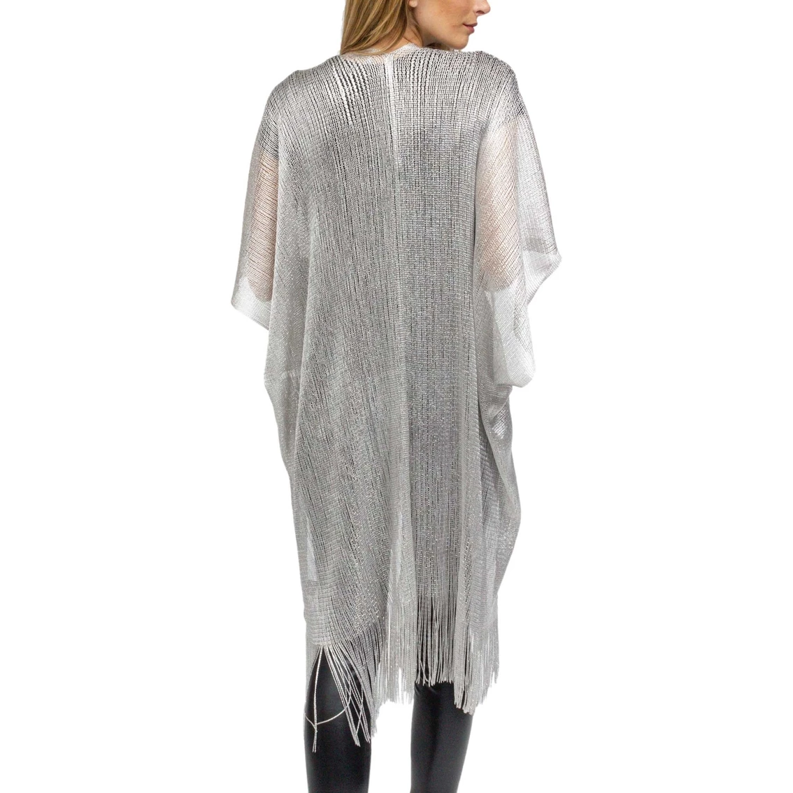 Cheap โญ Just Jamie Solid Metallic Print Kimono ๐ - Image 3