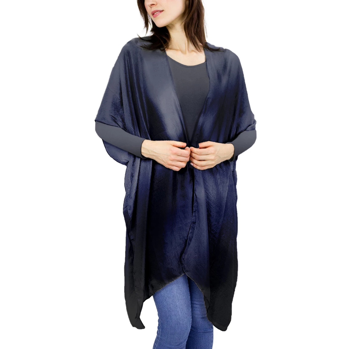 New ๐ Just Jamie Solid Sheer Kimono ๐