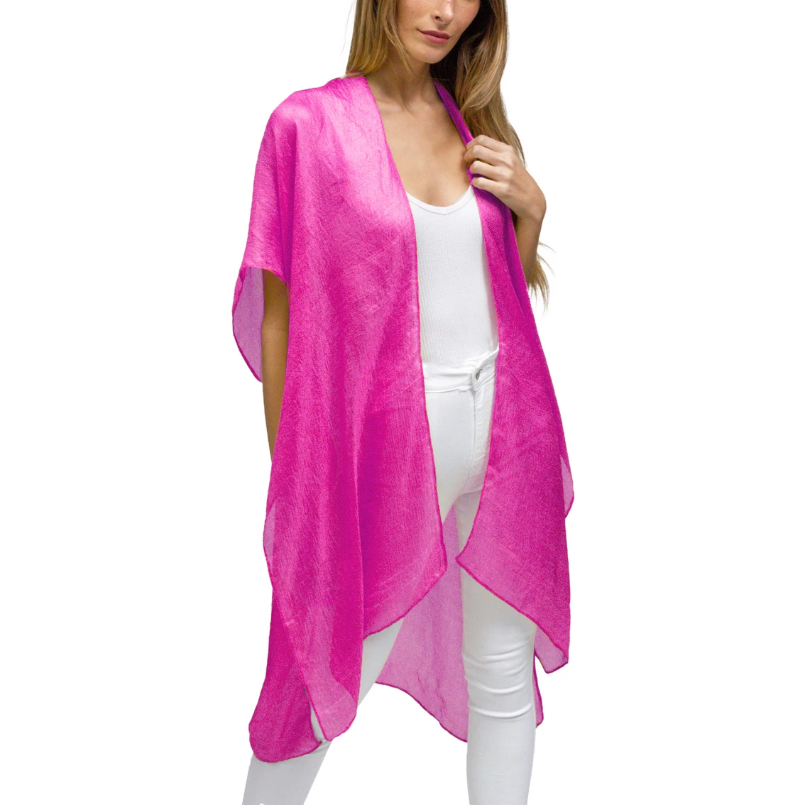 New ๐ Just Jamie Solid Sheer Kimono ๐ - Image 2