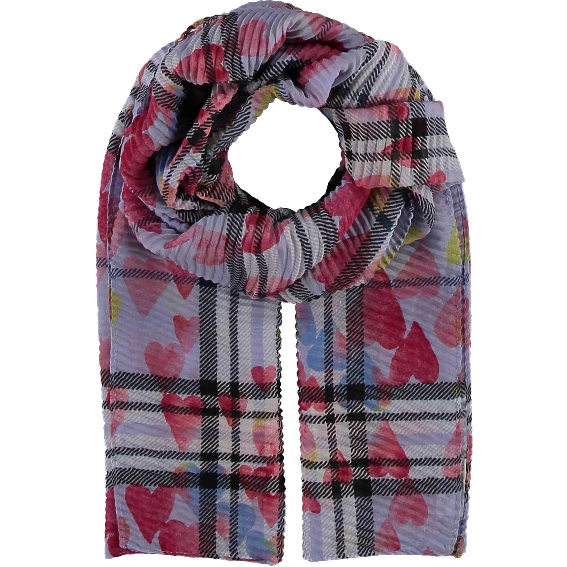 Promo โค๏ธ V Fraas Plaid Hearts Scarf ๐ฅ