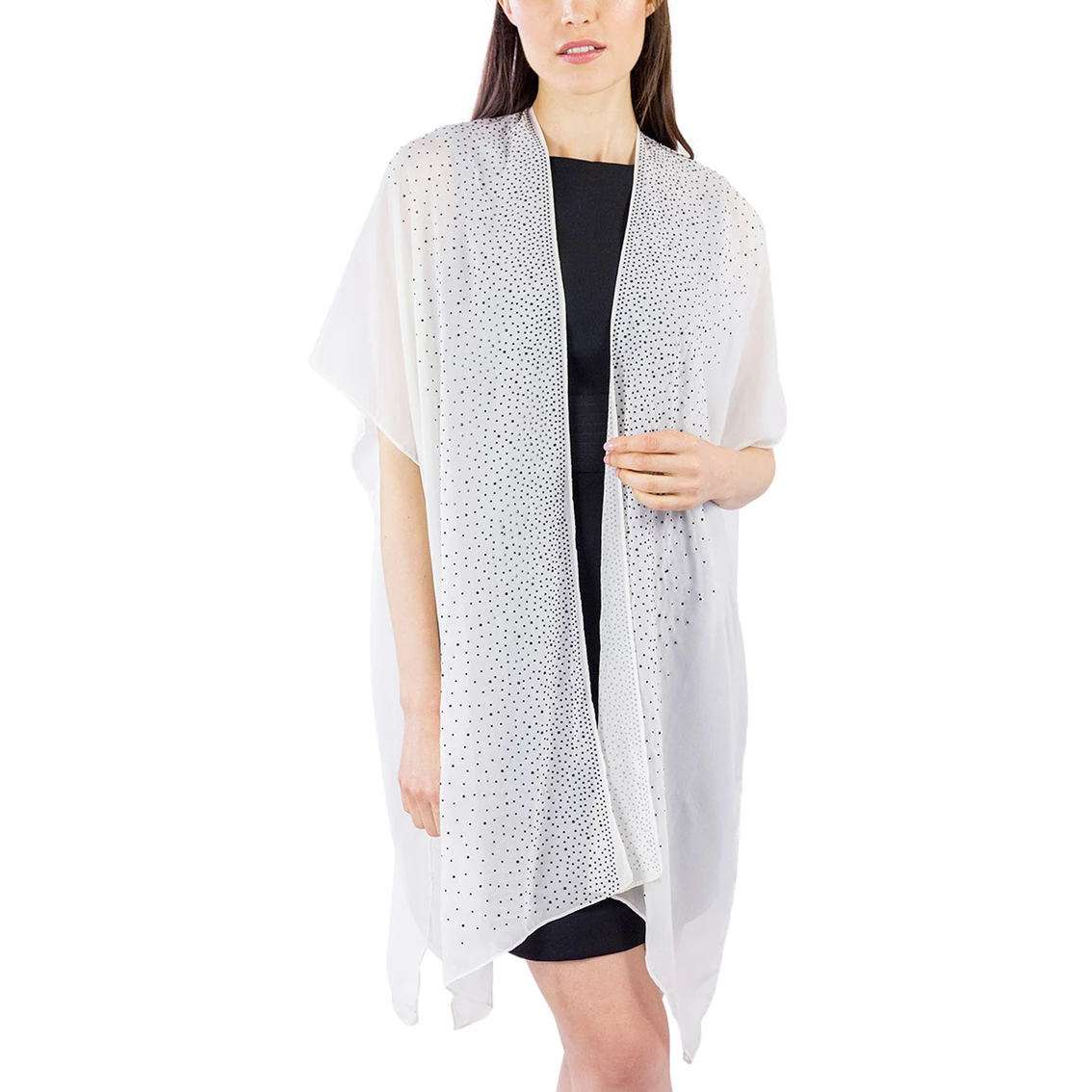 Budget ๐ Just Jamie Solid Kimono With Galaxy Stone Border ๐