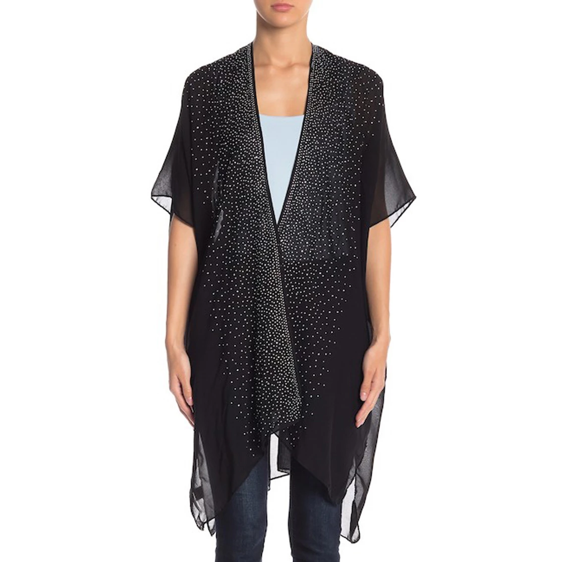 Budget ๐ Just Jamie Solid Kimono With Galaxy Stone Border ๐ - Image 2