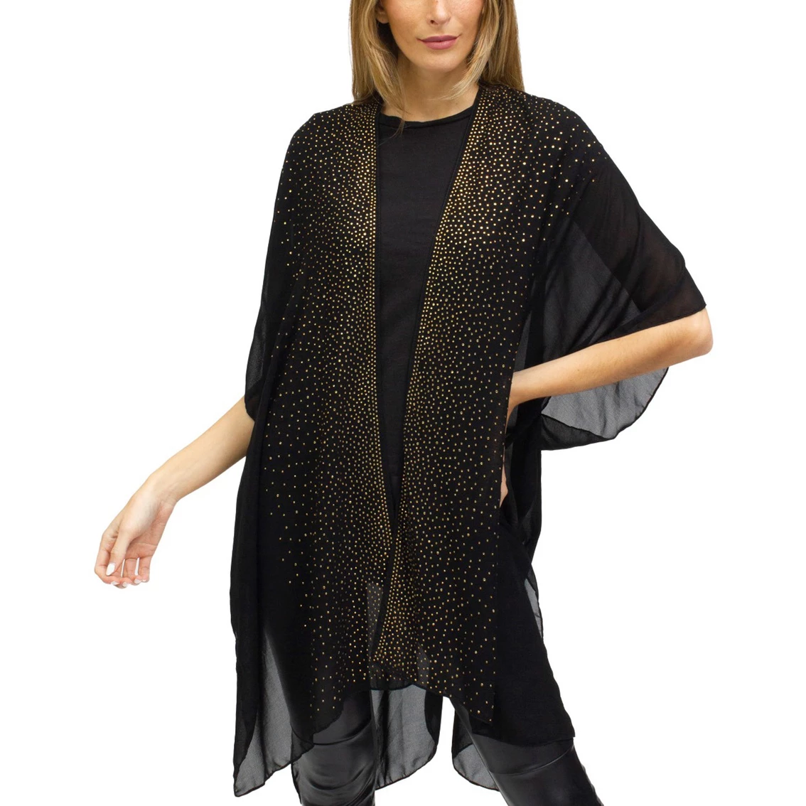 Budget ๐ Just Jamie Solid Kimono With Galaxy Stone Border ๐ - Image 3