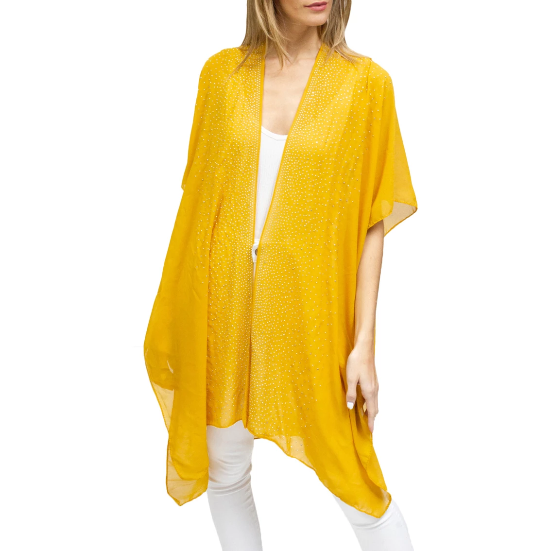 Budget ๐ Just Jamie Solid Kimono With Galaxy Stone Border ๐ - Image 5