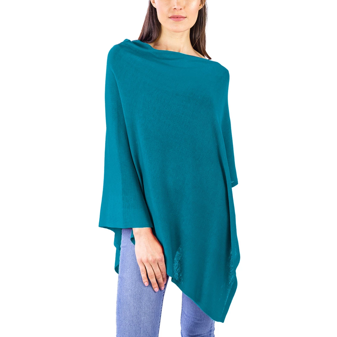 Budget ๐ฅ Just Jamie Solid Lightweight Poncho ๐