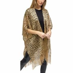 Budget ⭐ Just Jamie Metallic Cheetah Print Kimono 😉