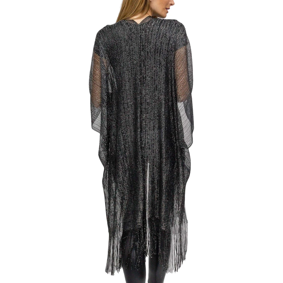 Brand new ๐ Just Jamie Solid Metallic Print Kimono ๐ - Image 3
