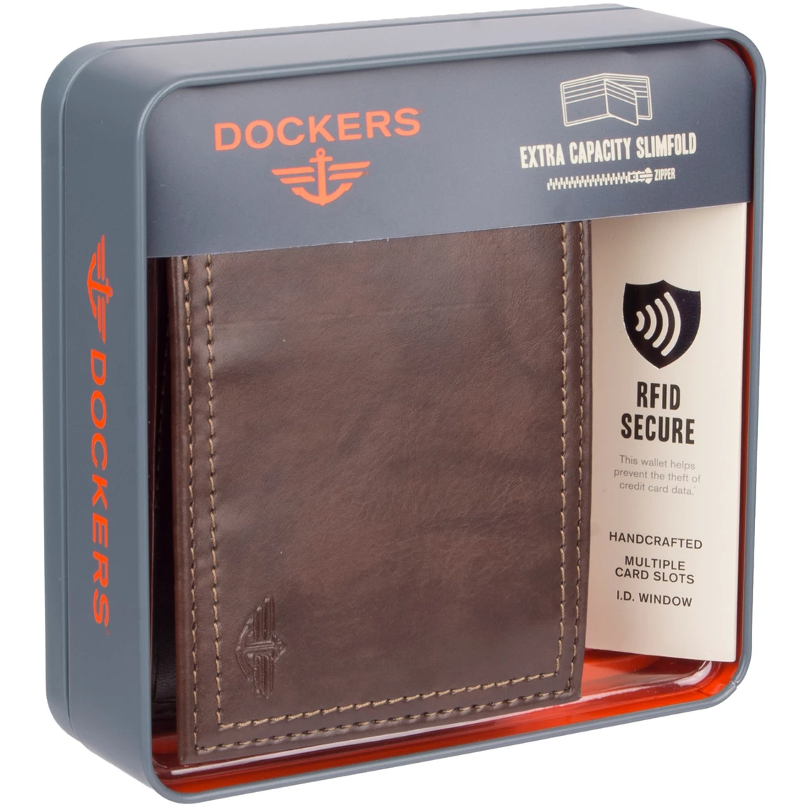 Top 10 ๐คฉ Dockers RFID Extra Capacity Slimfold Wallet With Zipper Pocket ๐
