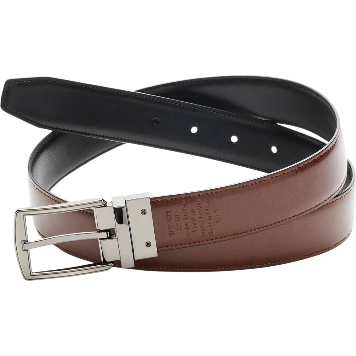 Brand new ๐คฉ Perry Ellis Reversible Hi Lo Leather Belt ๐ - Image 2