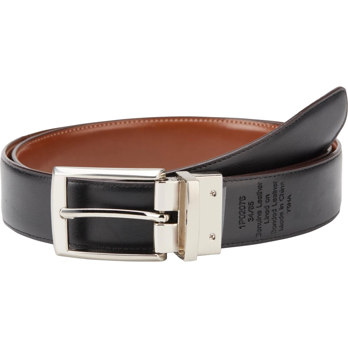 Coupon ๐ Perry Ellis Reversible Amigo Tan Leather Belt โญ - Image 4