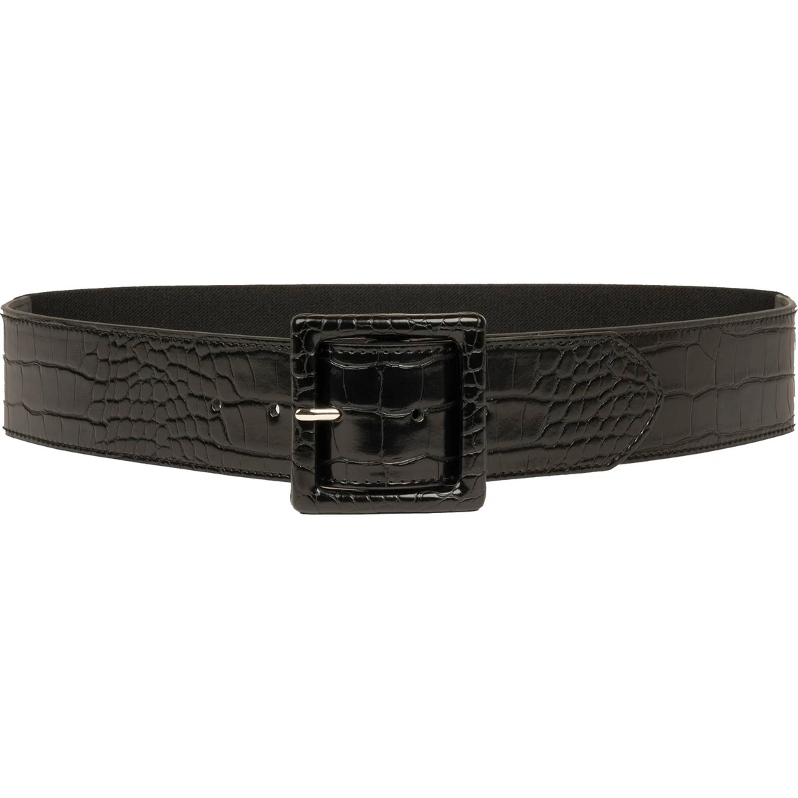 Coupon ๐ Dezine News Accessories Faux Croco Wide Stretch Belt ๐
