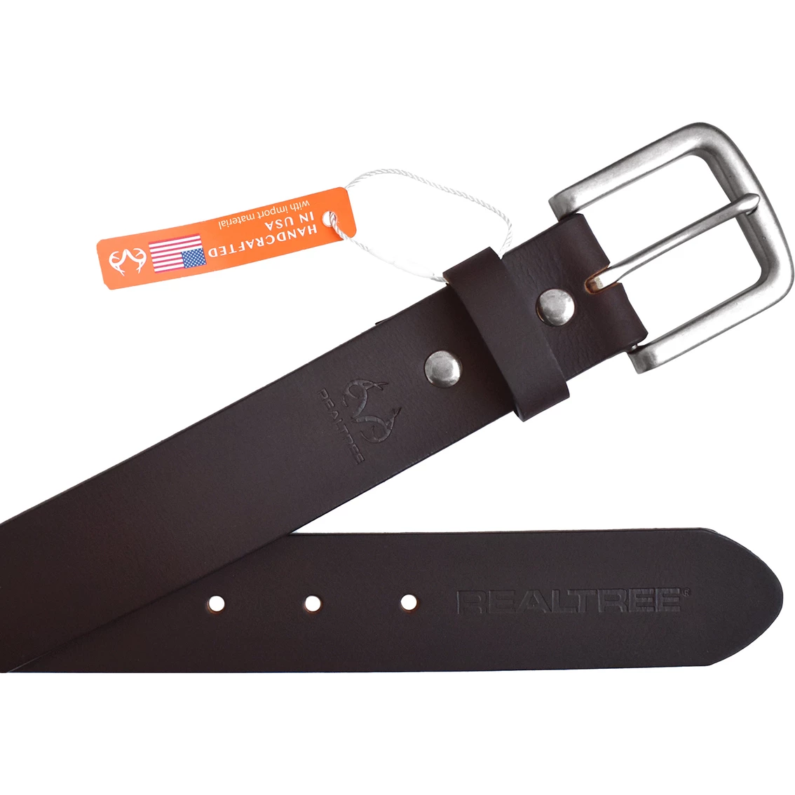 Budget 😍 Realtree 38mm Antique Nickel Finish Harness Buckle Belt 🎉 - Image 5