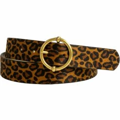 Best reviews of 😍 Dezine News Accessories 34mm Faux Leopard Print Belt 🎁