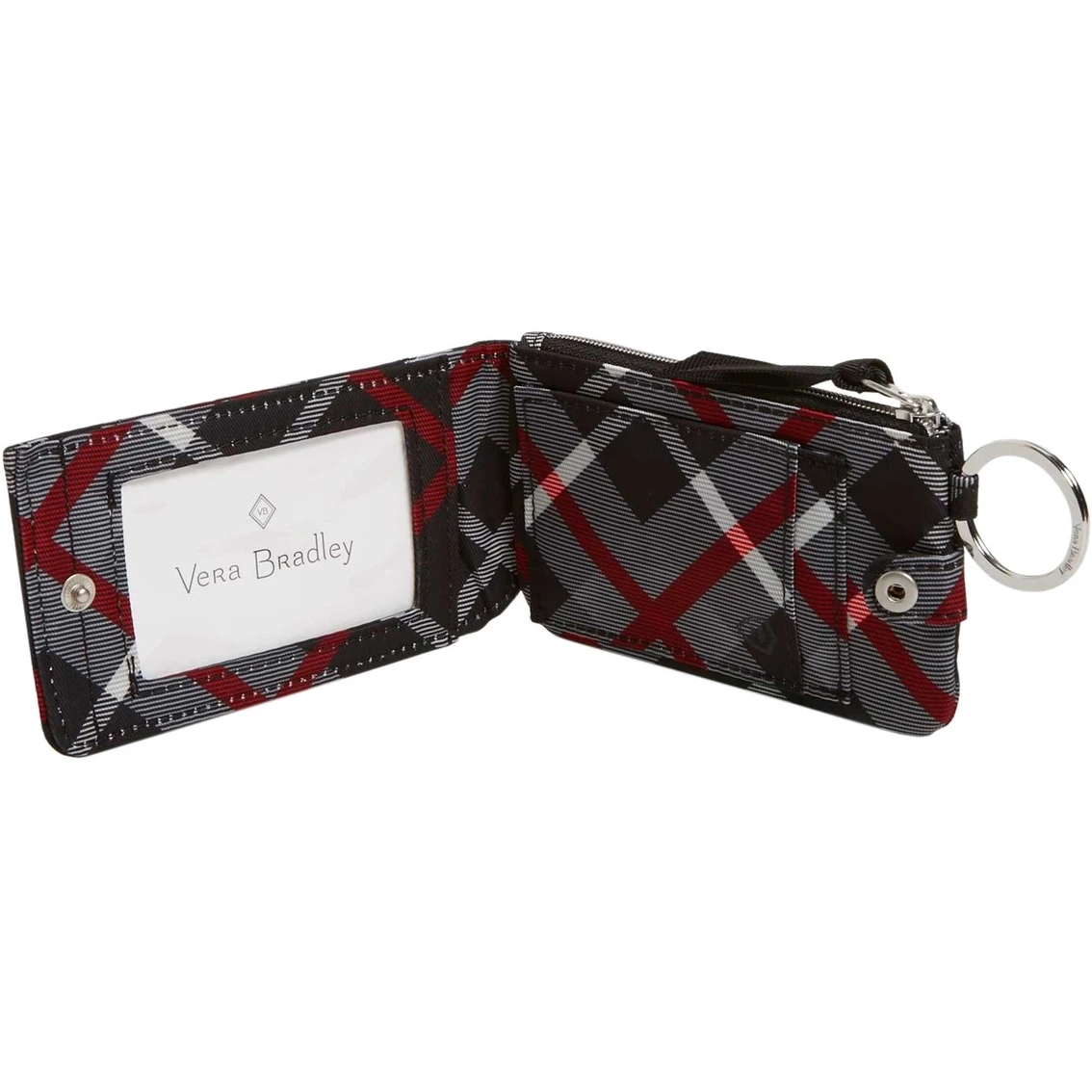 Buy โจ Vera Bradley Paris Plaid RFID Deluxe Zip ID Case ๐ - Image 3