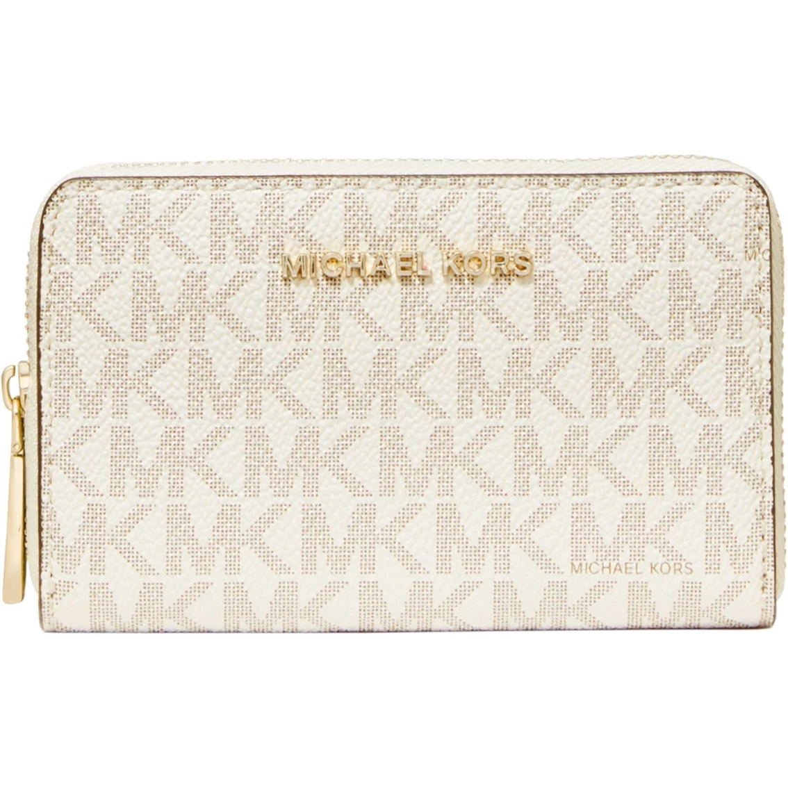 Cheapest ๐ Michael Kors Jet Set Small Logo And Leather Wallet ๐