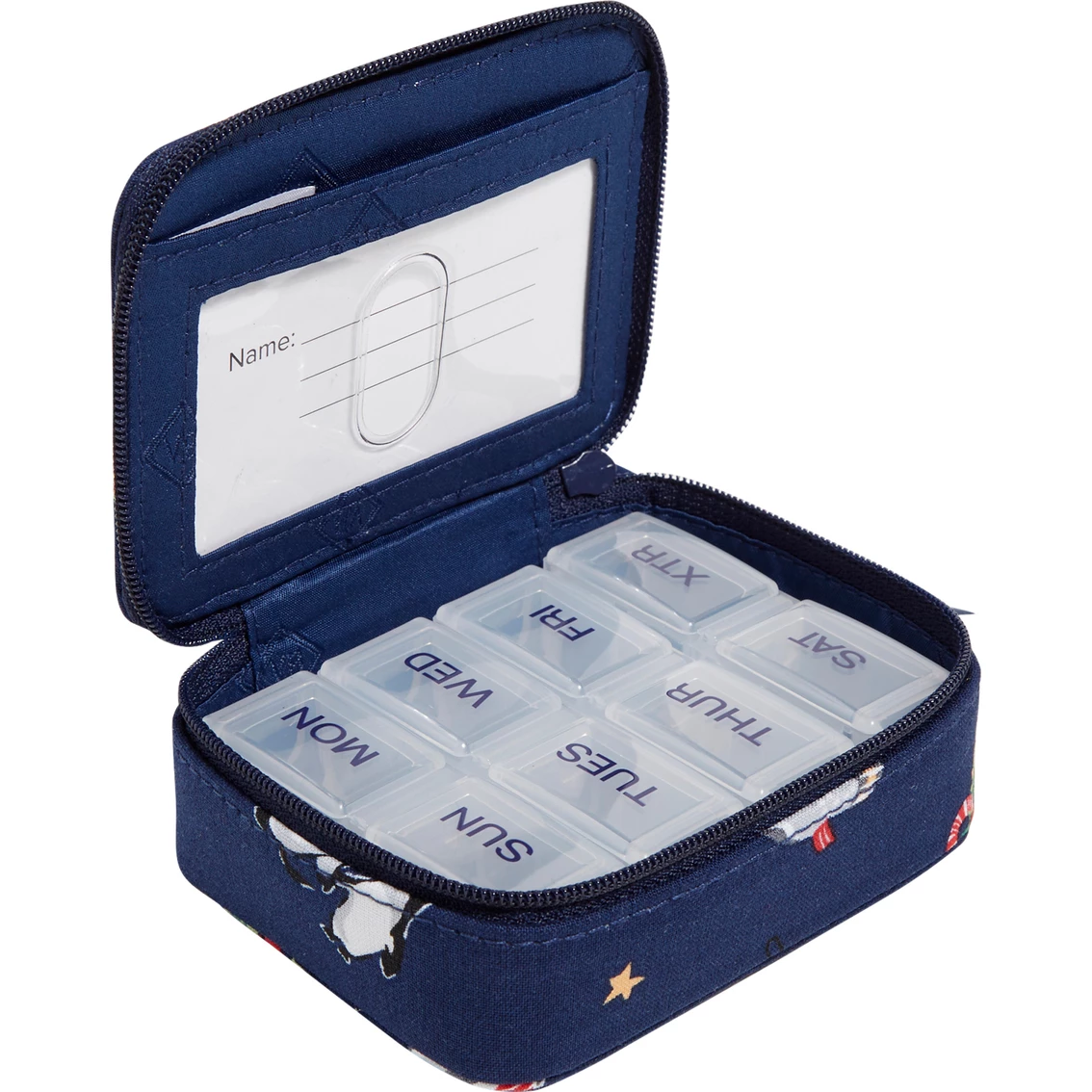 Coupon 😉 Vera Bradley Snow Globe Motifs Travel Pill Case 🔥 - Image 2